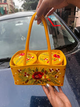 Wholesale  Rectangular Shape 1 Basket With 2 Boxes For Return Gift, Embroidery Traditional For Return Gift, Wedding Favor, Anniversary Gift